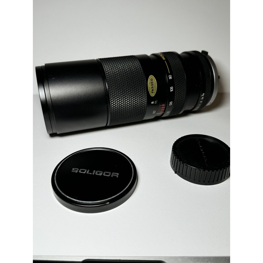 VINTAGE SOLIGOR AUTO - ZOOM LENS F/ 1:4.5 90MM - 230MM PRO 62